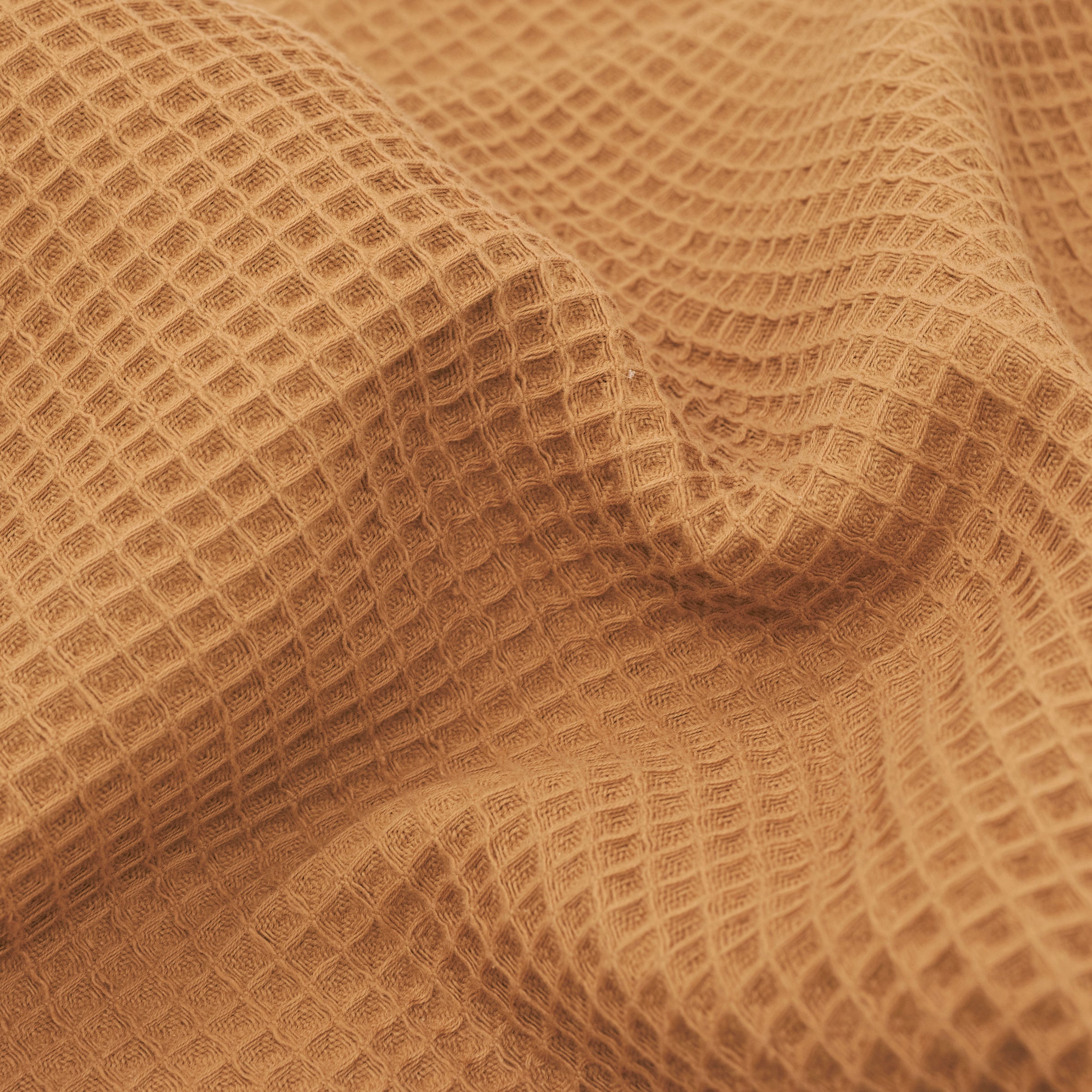 Toalla Waffle 100% algodón Burnt Orange