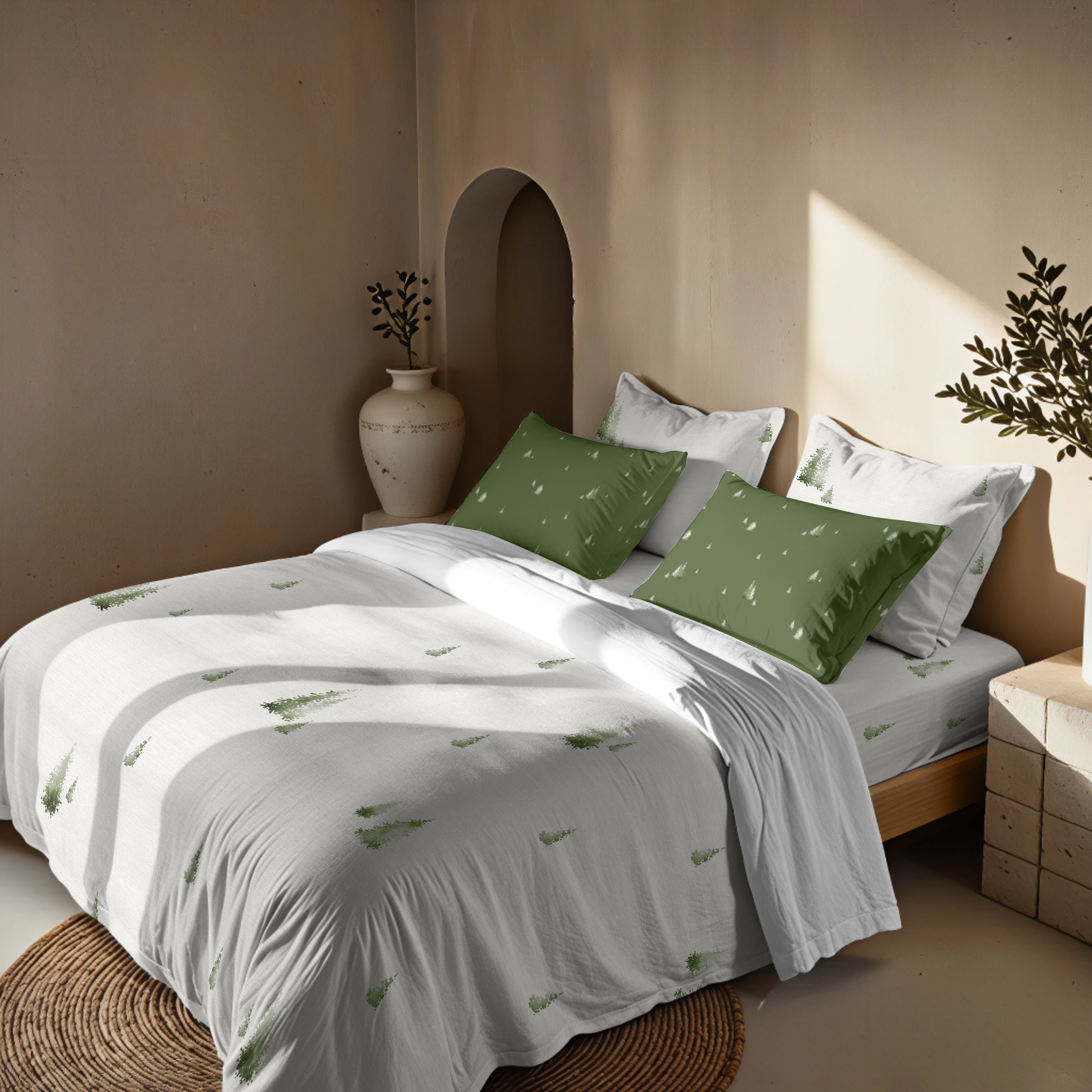 Housse de couette avec clics Christmas Grove