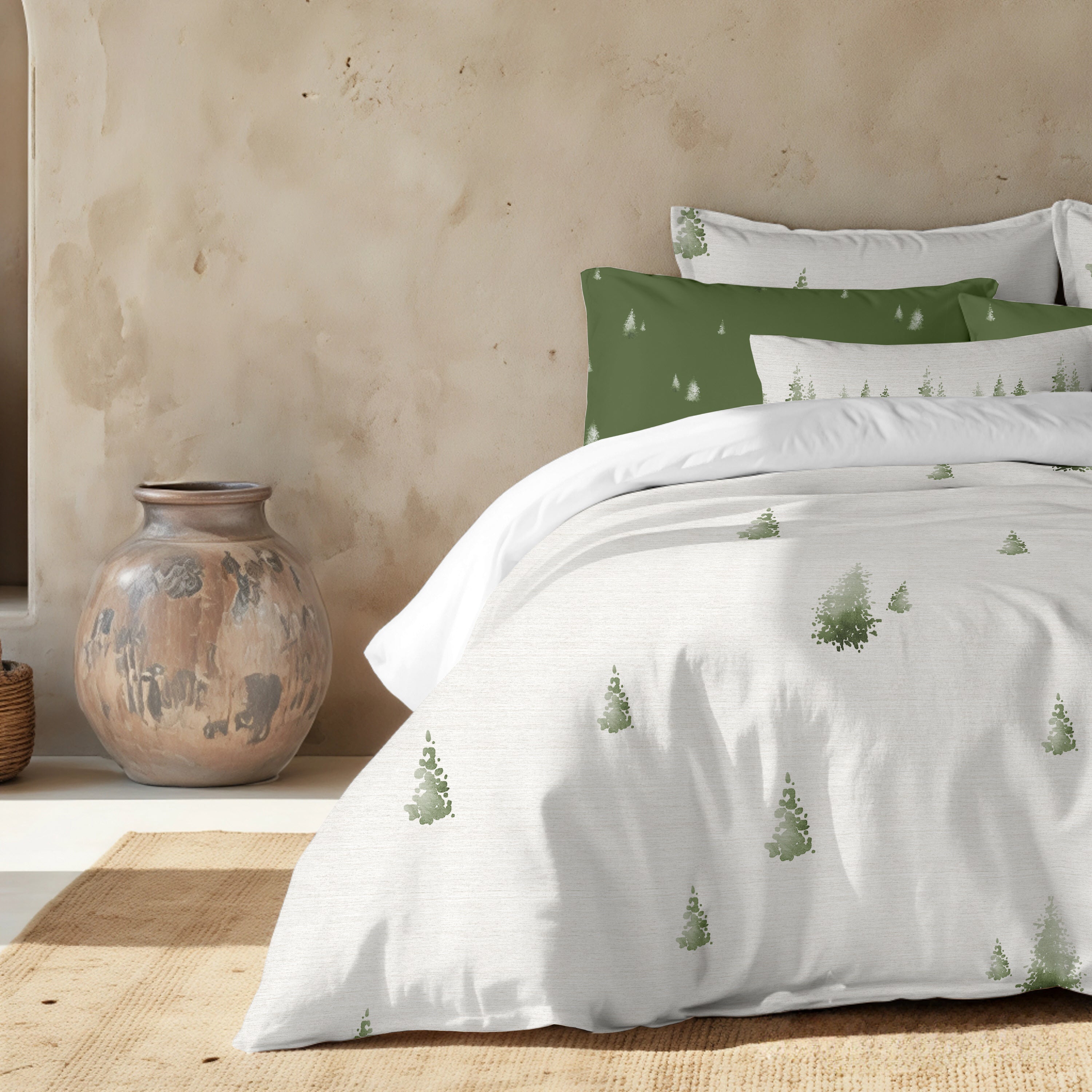 Housse de couette avec clics Christmas Grove