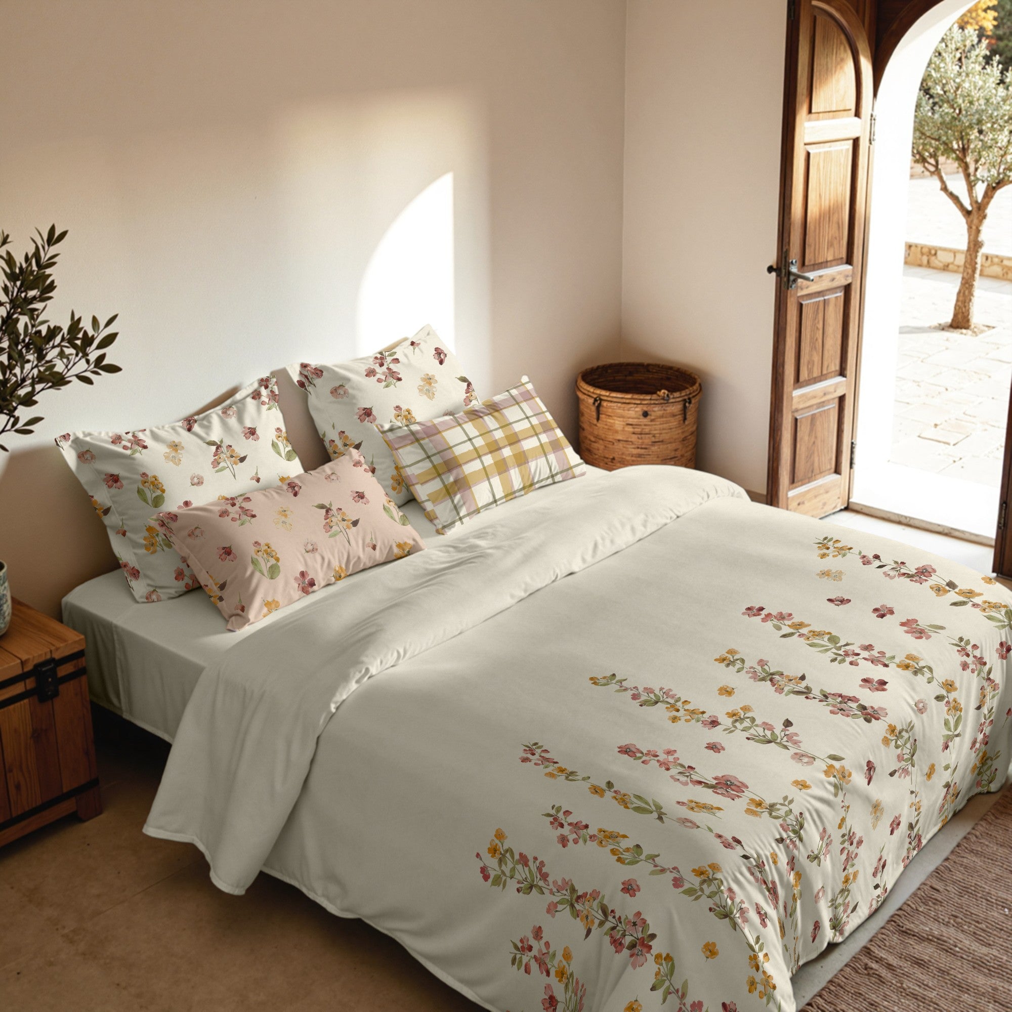 Morella 300 thread poplin duvet cover