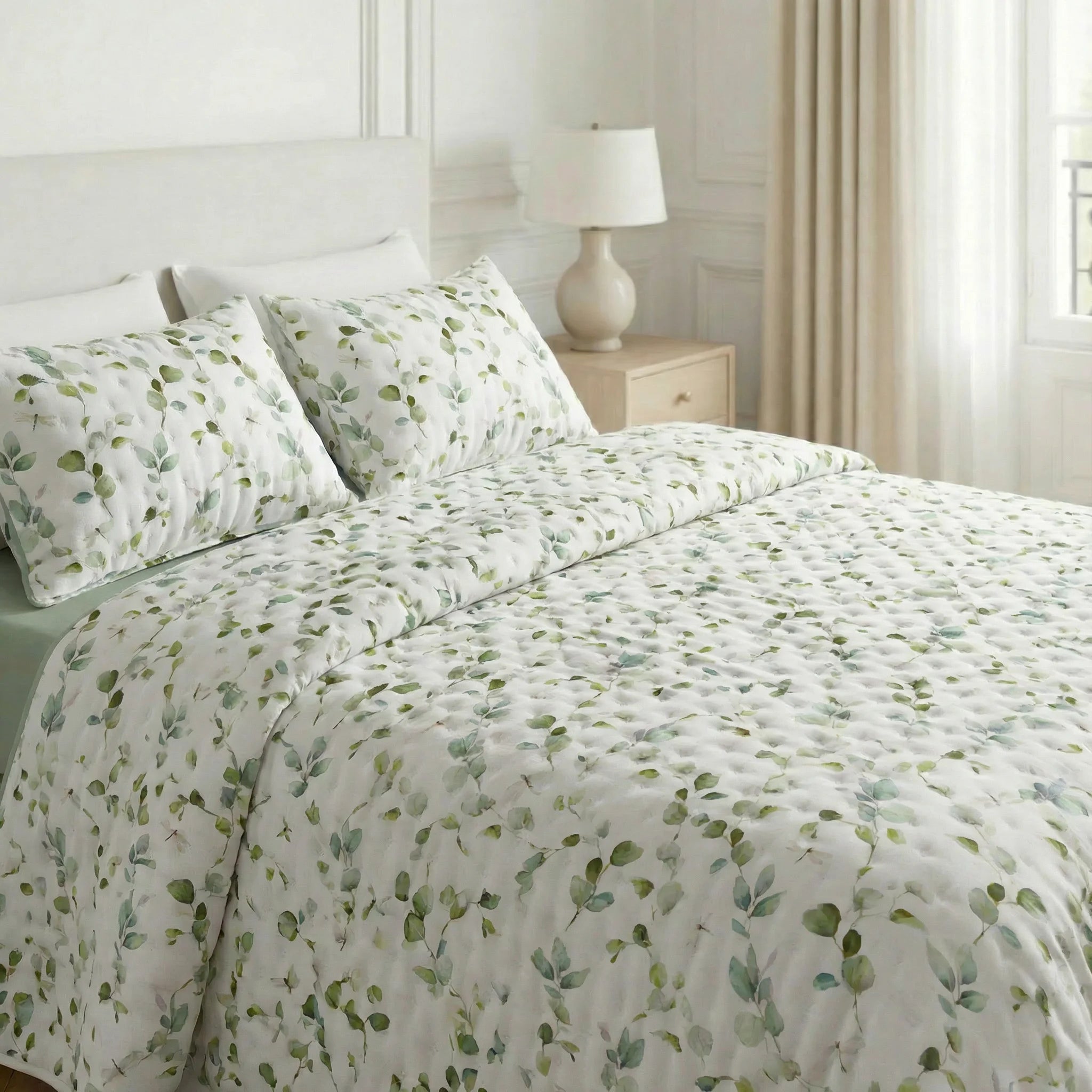 Couvre-lit imprimé bouti 0120-362 doux au toucher