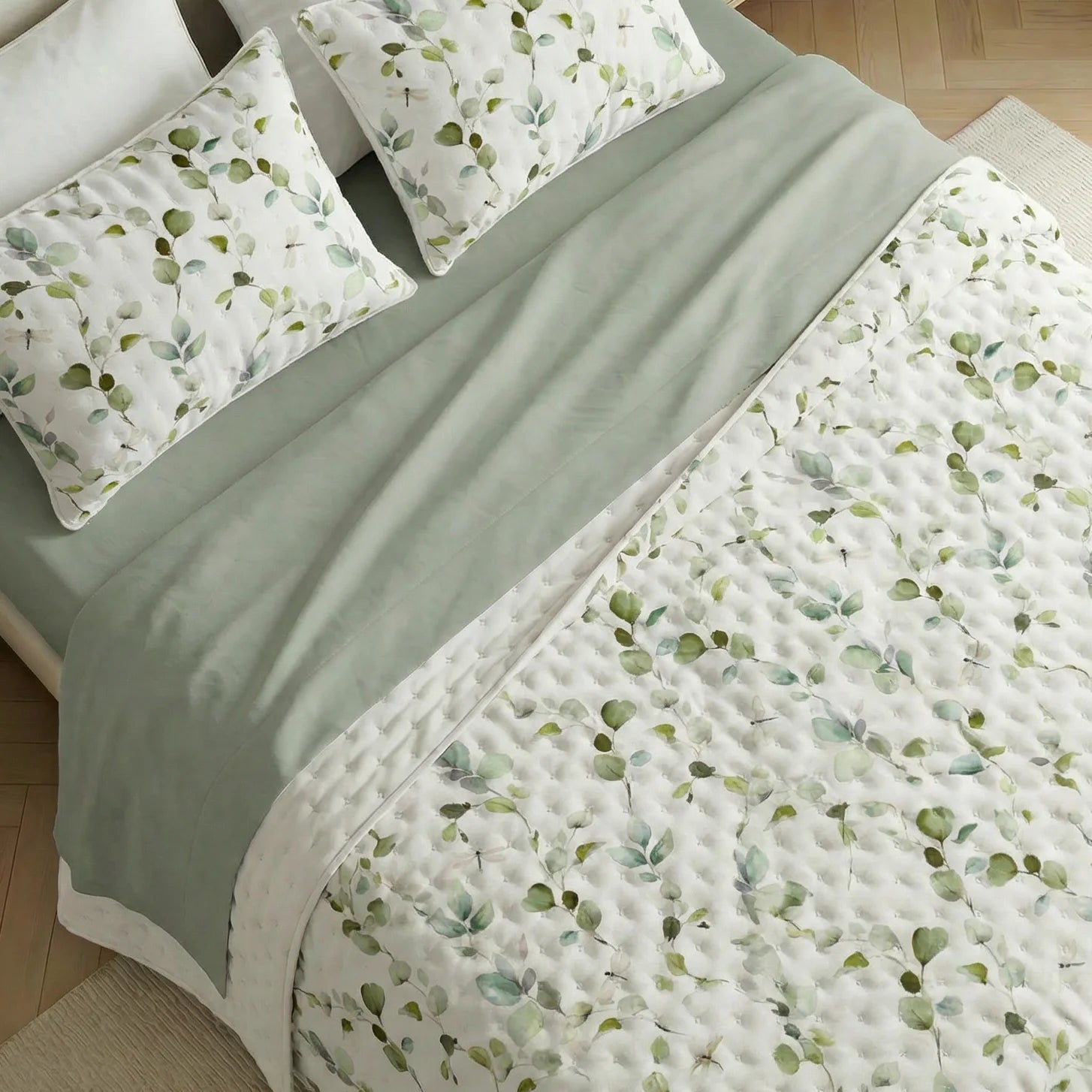 Couvre-lit imprimé bouti 0120-362 doux au toucher