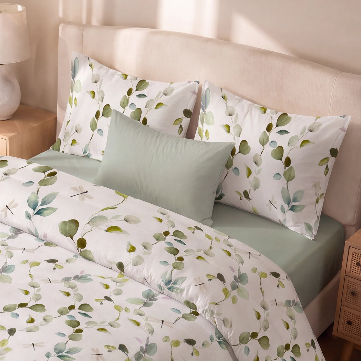 Edredón estampado acolchado 0120-362 tacto suave