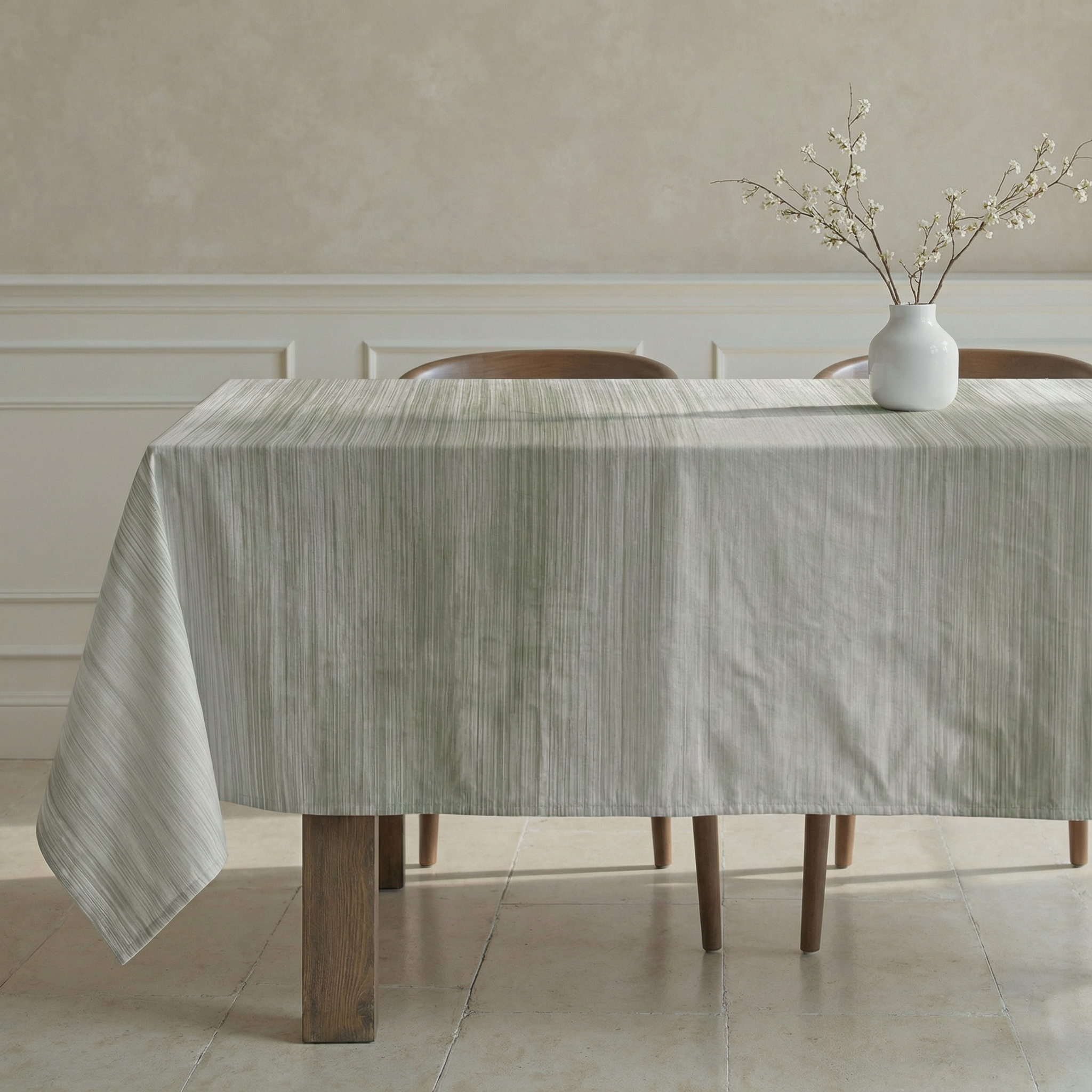 Nappe antitache 100% coton Lluc Vert