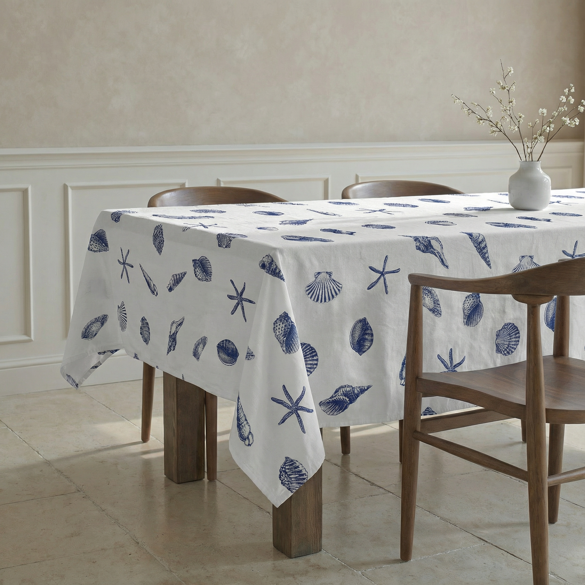 Fitted sheet Begur Coral percale 200 threads