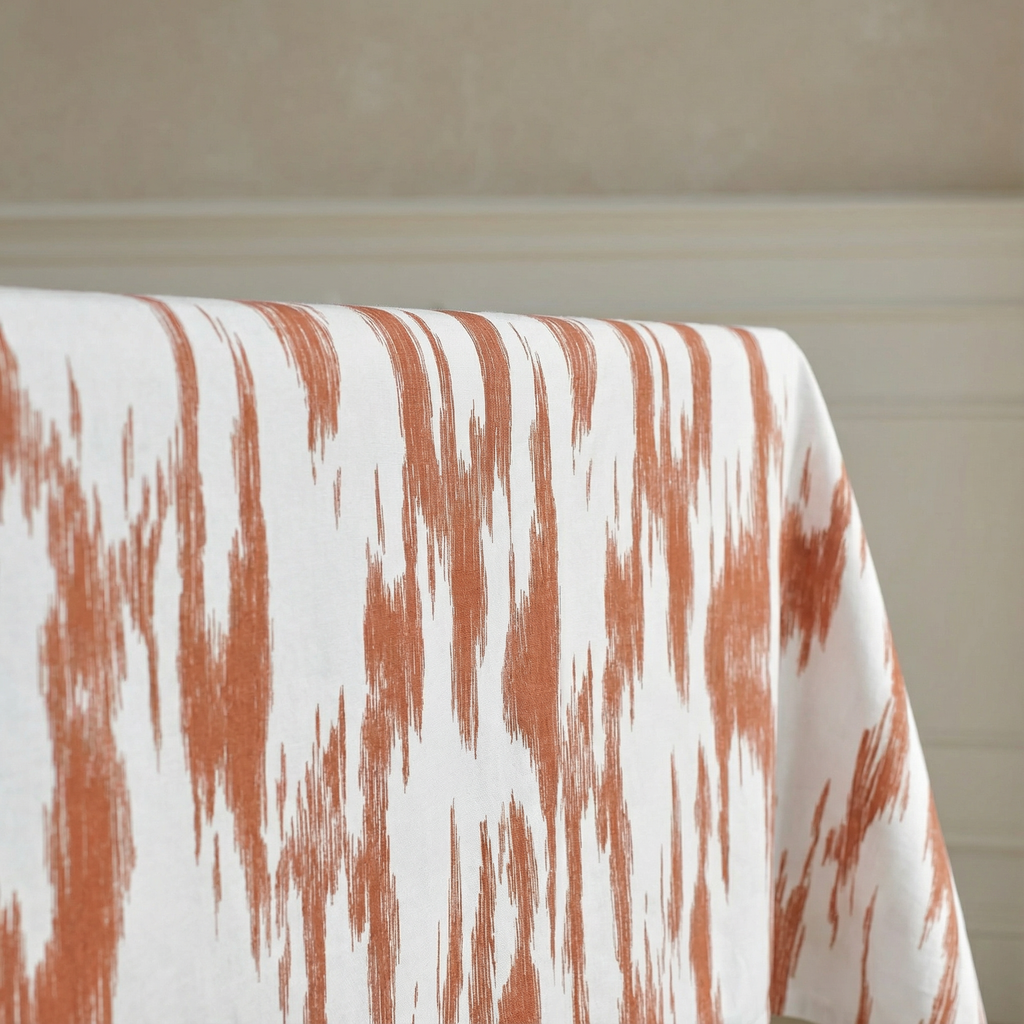 Fitted sheet Begur Coral percale 200 threads