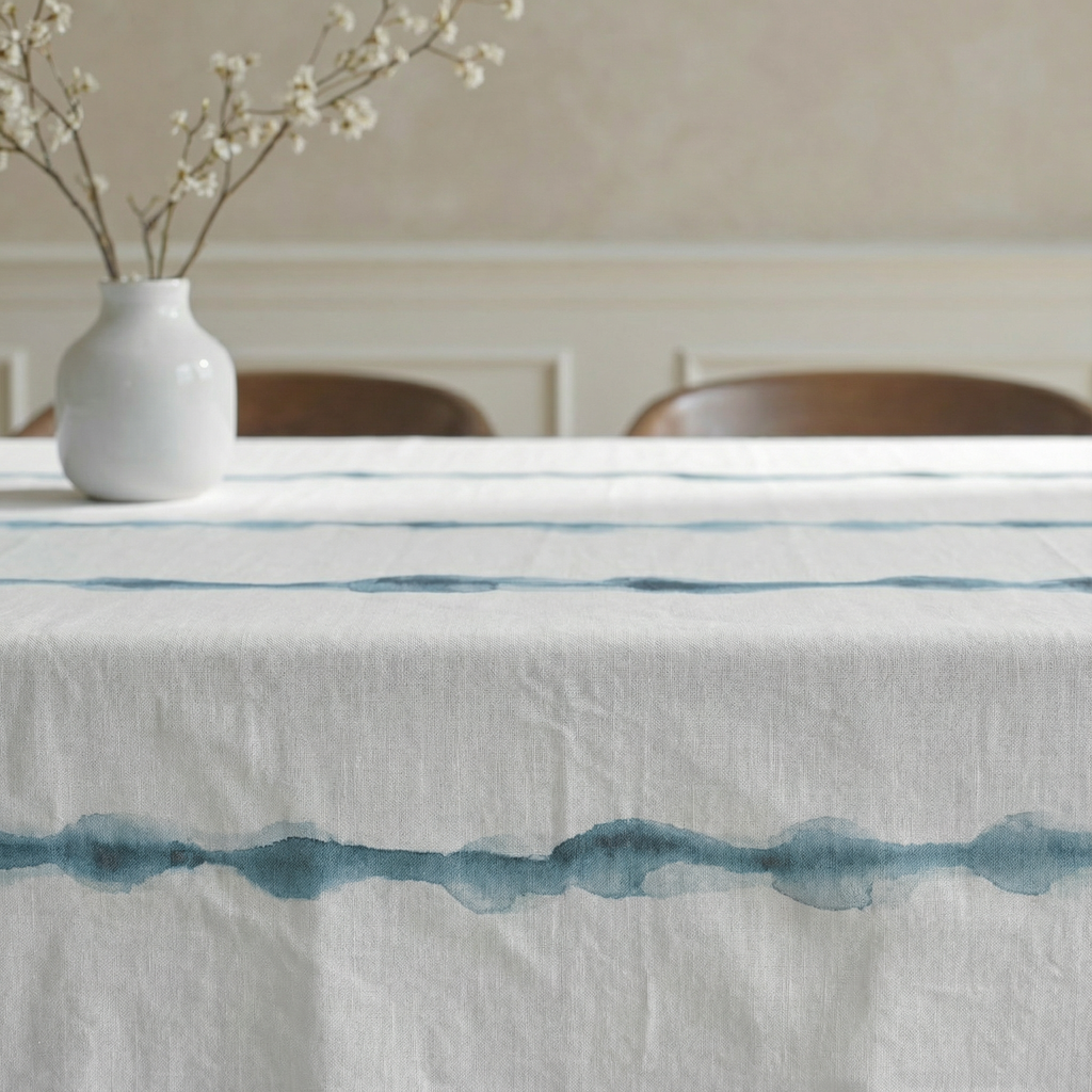 Vera 100% cotton stain-resistant tablecloth