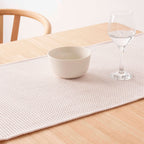 Camino de mesa Waffle Salsa Rosa 45x140 cm