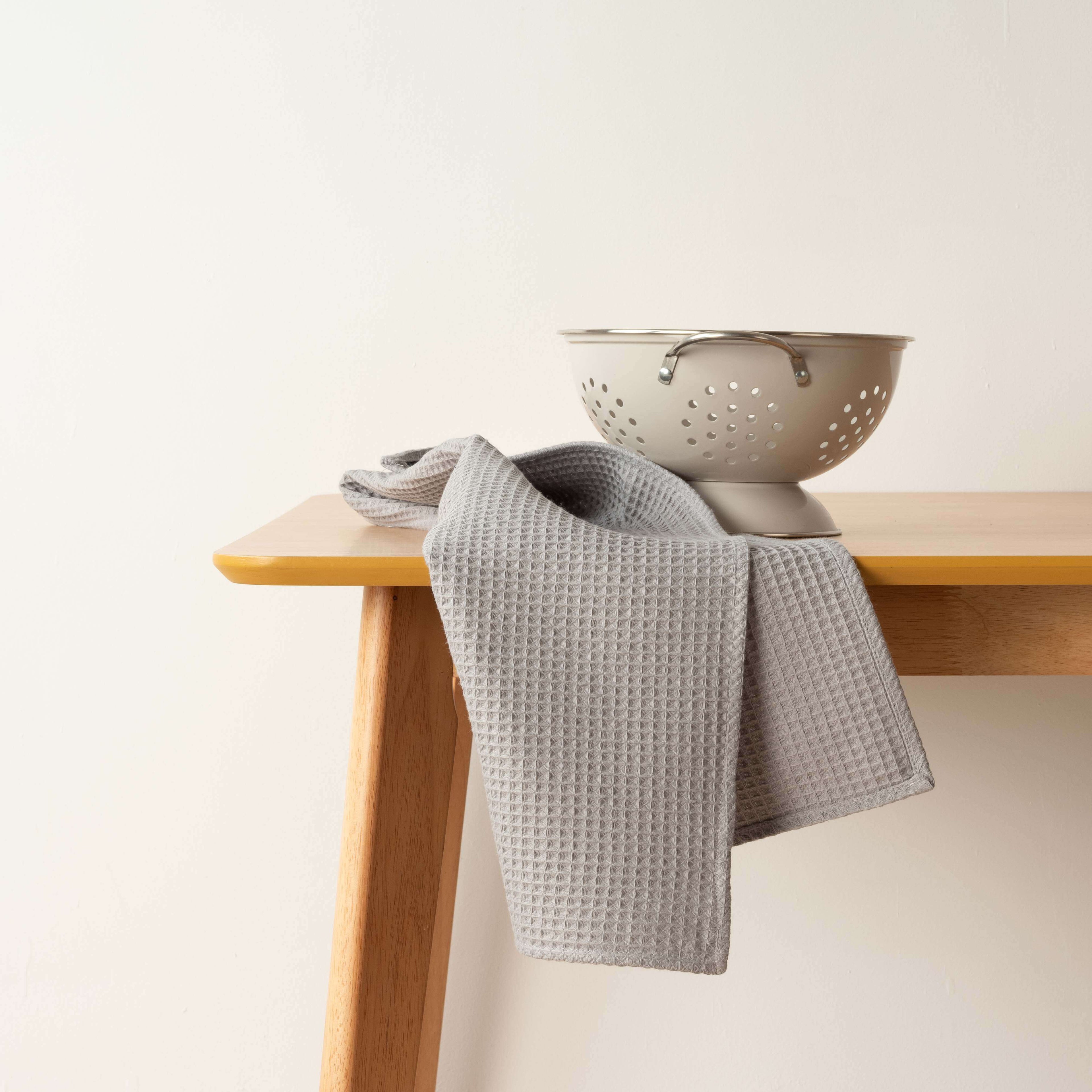 Paño de cocina Waffle Ultimate Grey 45x70 cm