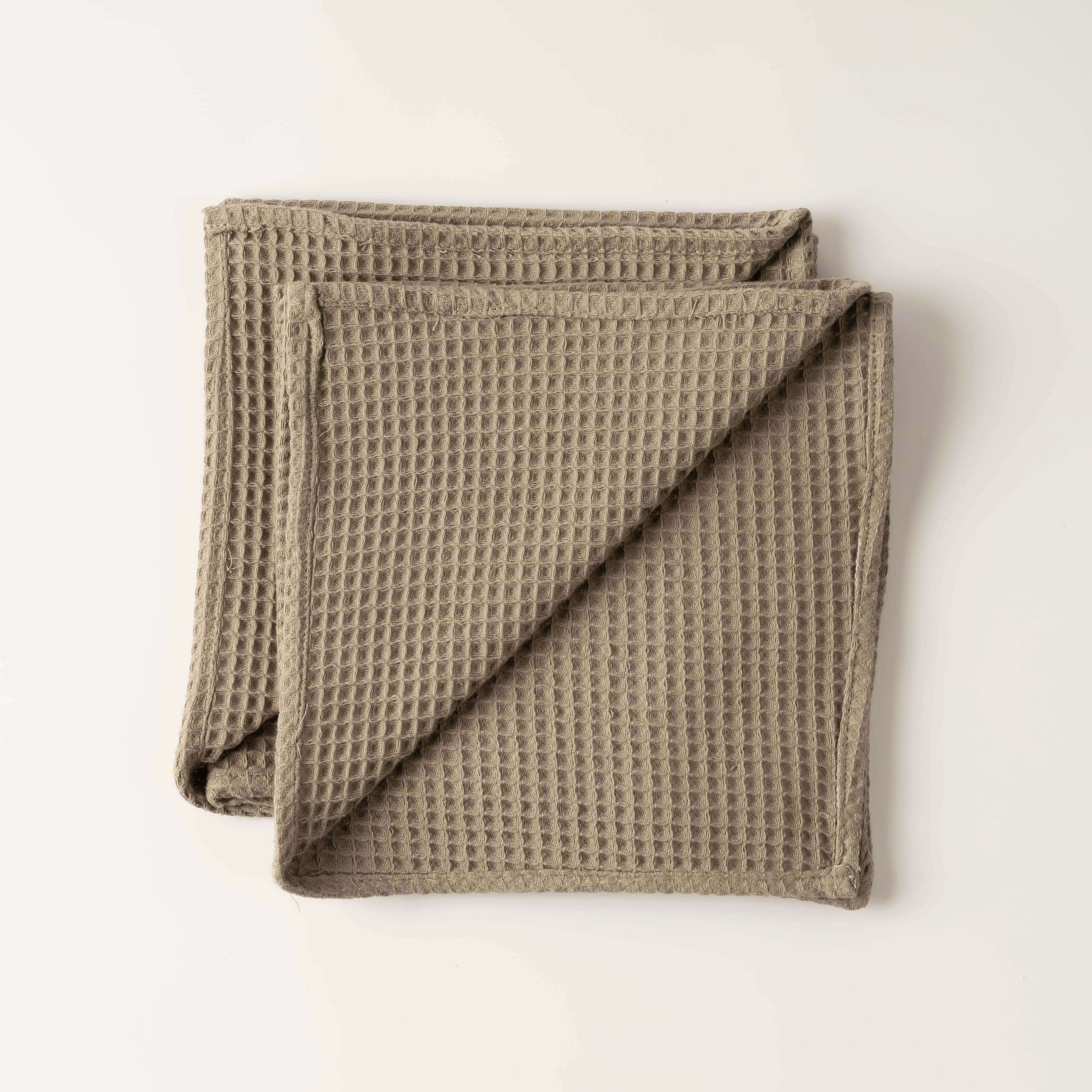 Pack 2 servilletas Waffle Wallnut 45x45 cm