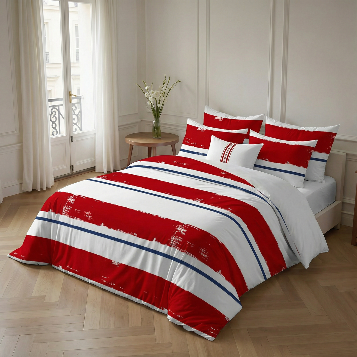 Moraira 200 thread count percale duvet cover