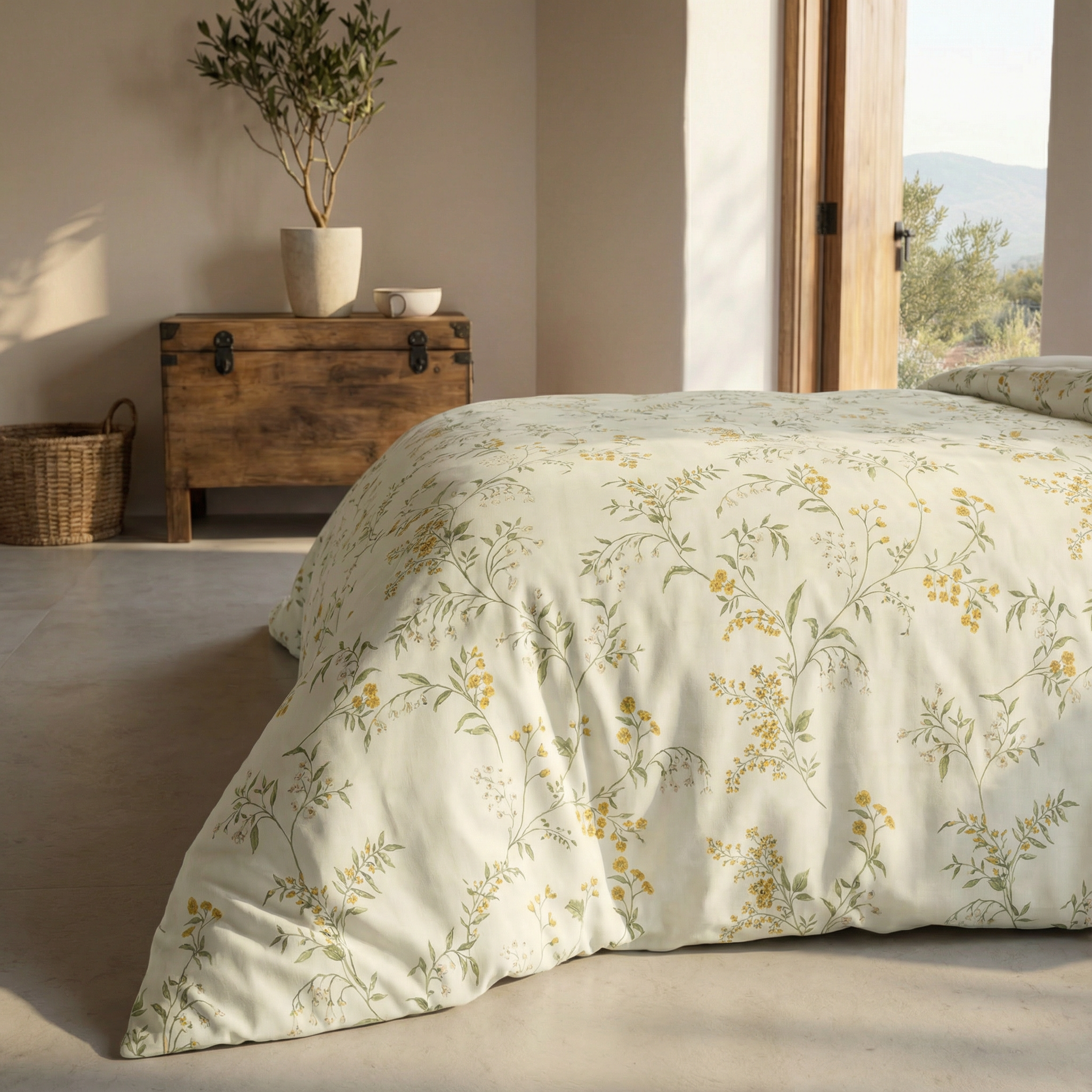 Tortosa percale duvet cover, 200 thread count