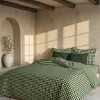 Housse de couette réversible Aielo Botella, percale 200 fils