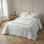 Funda nórdica Portitxol Beige percal 200 hilos