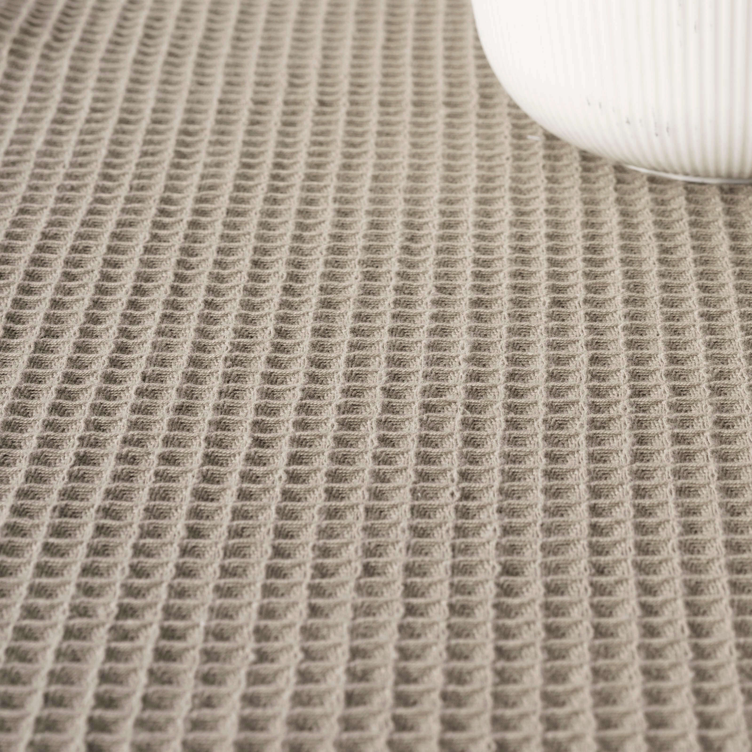 Camino de mesa Waffle Wallnut 45x140 cm