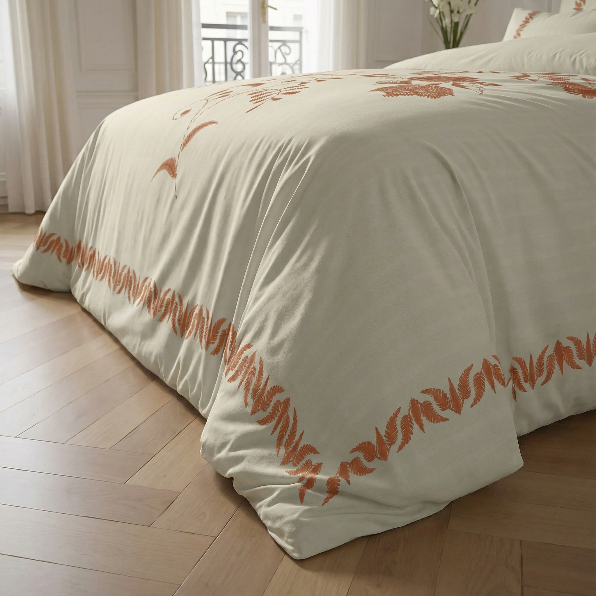 Housse de couette en popeline 300 fils Portocolom