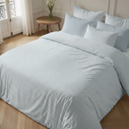 Funda nórdica Calafat Azul Claro percal 200 hilos