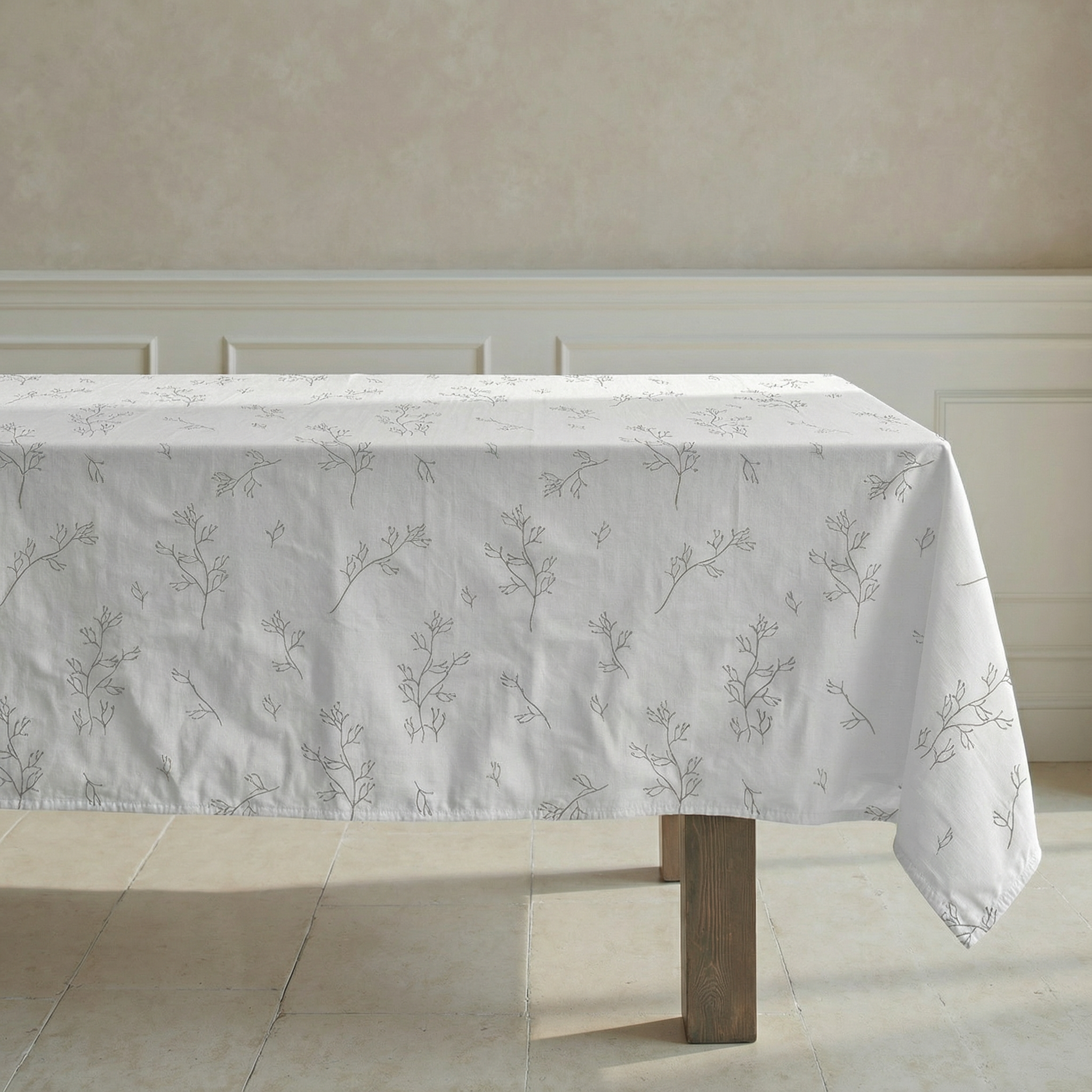 Fitted sheet Begur Coral percale 200 threads