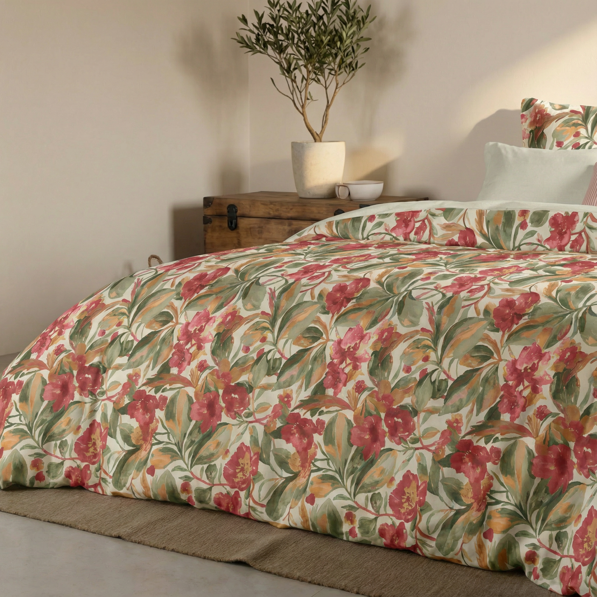 Moixent percale duvet cover 200 threads