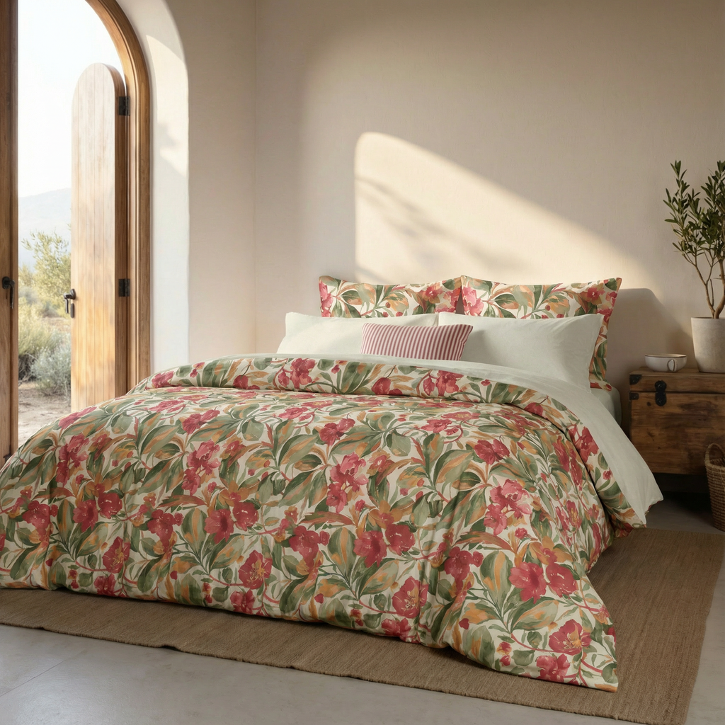 Moixent percale duvet cover 200 threads