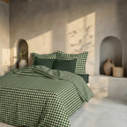 Housse de couette réversible Aielo Botella, percale 200 fils