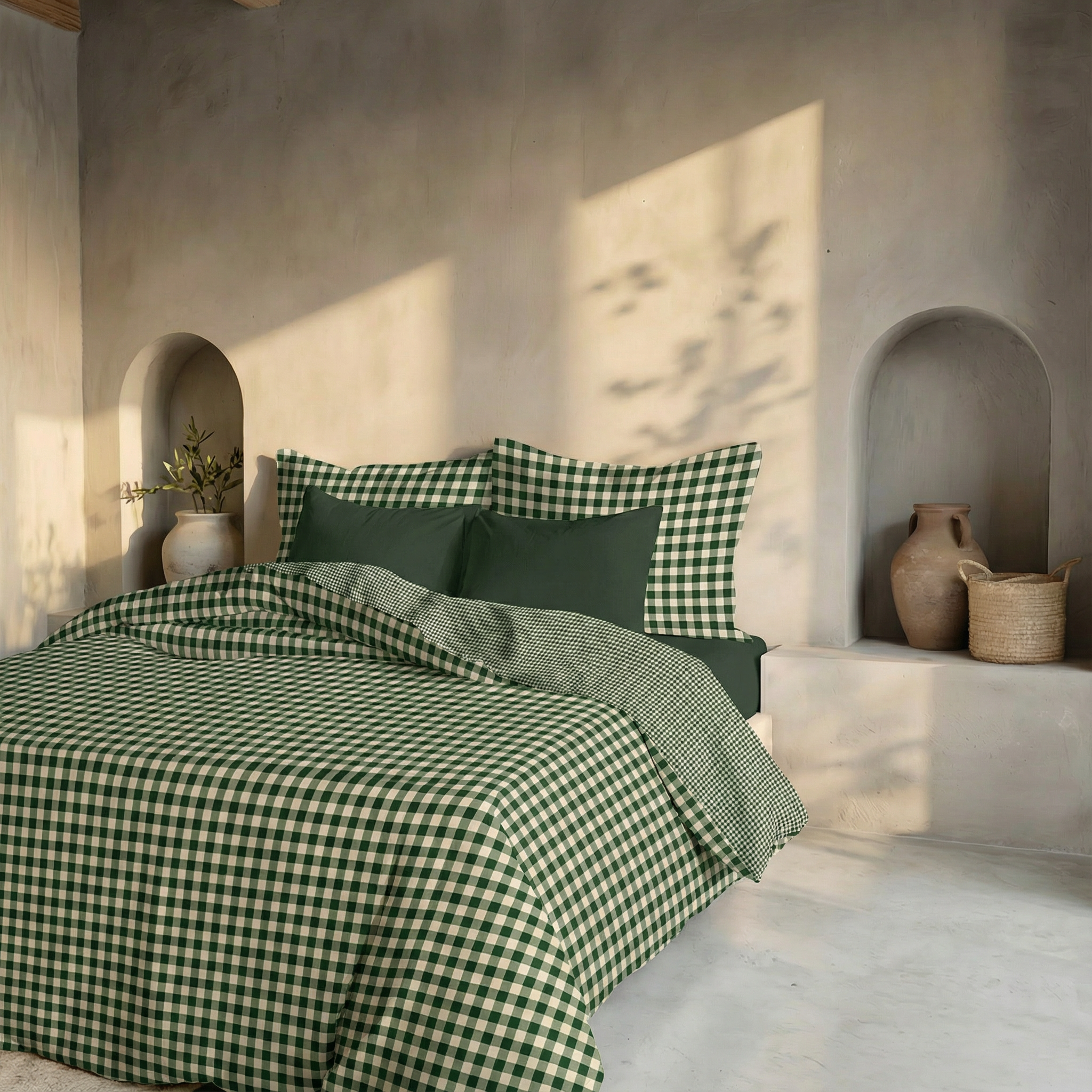 Funda nórdica reversible Aielo Botella percal 200 hilos