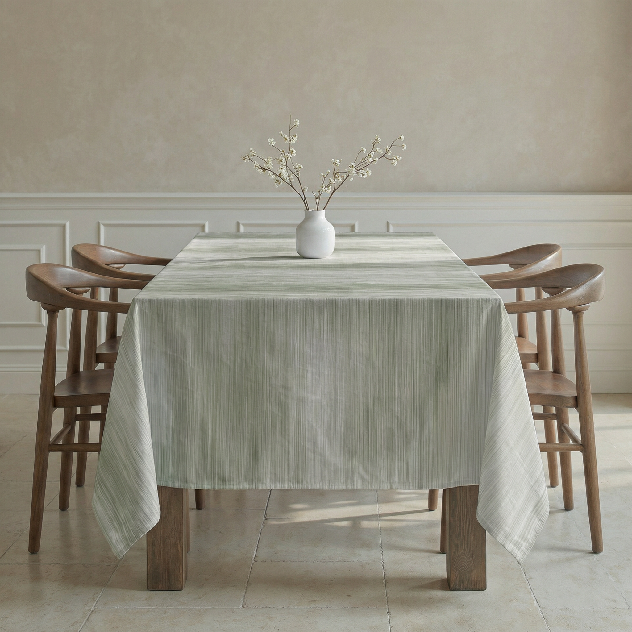 Nappe antitache 100% coton Lluc Vert