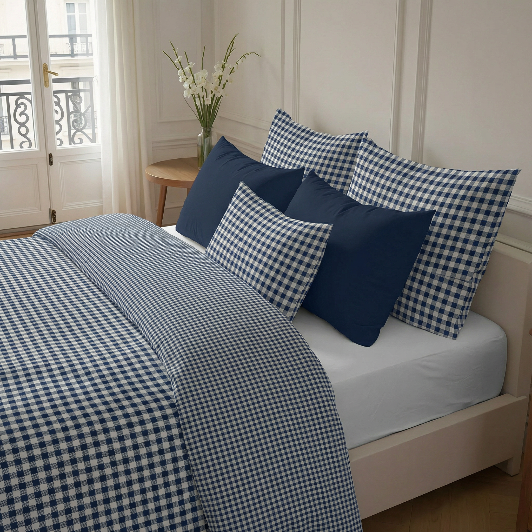 Funda nórdica Calafat Marino percal 200 hilos