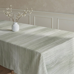 Stain-resistant tablecloth 100% cotton Lluc Green