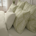 Nijar Green 200 Thread Count Percale Duvet Cover