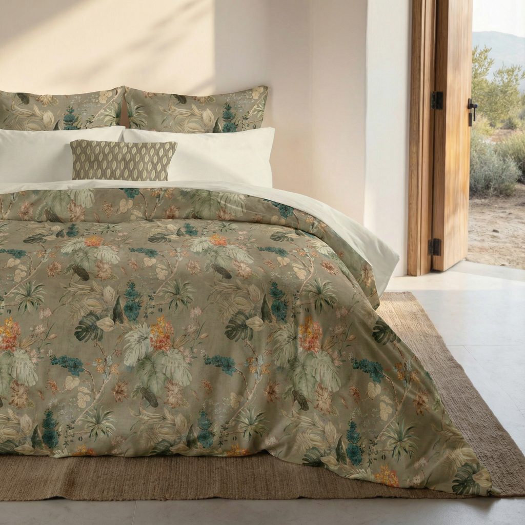 Aspe percale duvet cover, 200 thread count