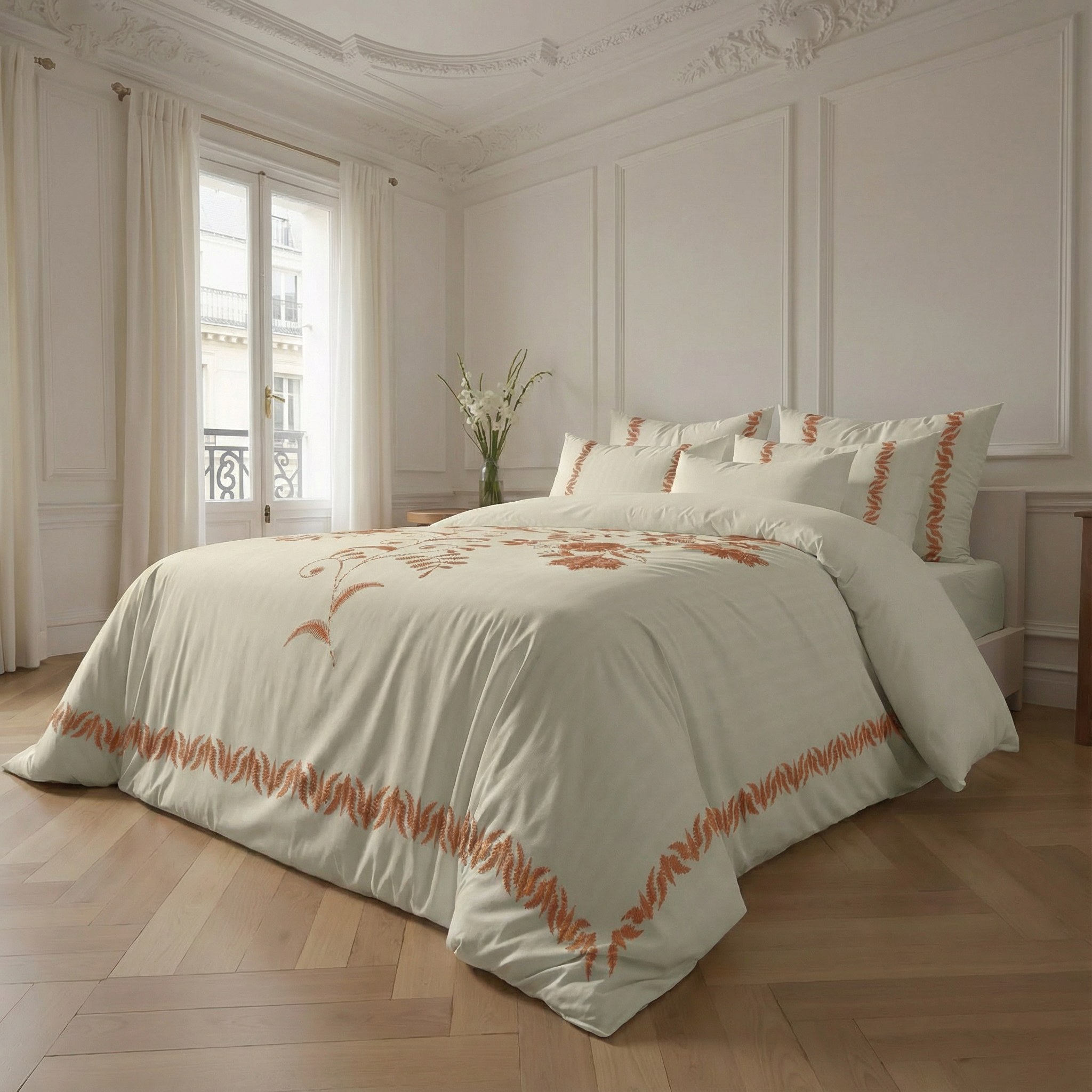 Housse de couette en popeline 300 fils Portocolom