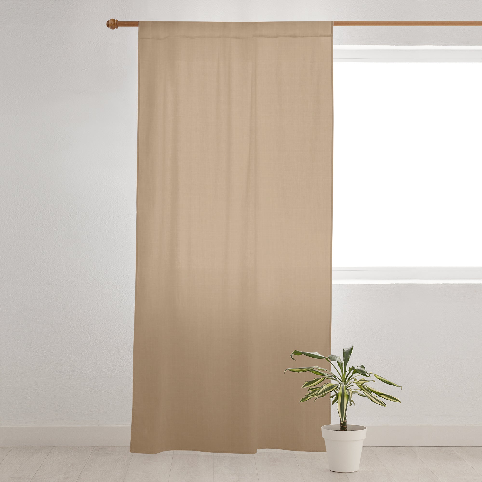 Cortina dobladillo 100% lino Tuffet 140x280 cm