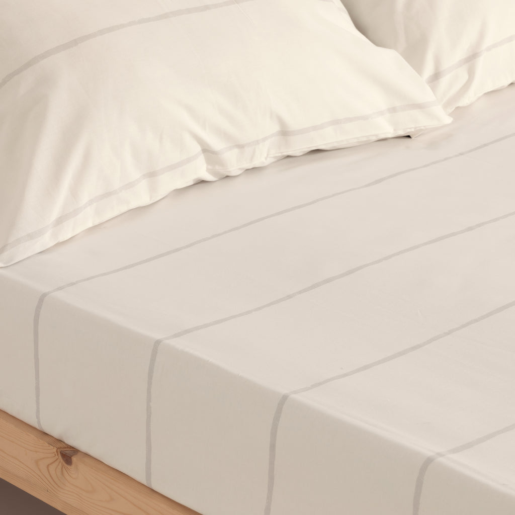 Bajera Ibiza Beige percal 200 hilos