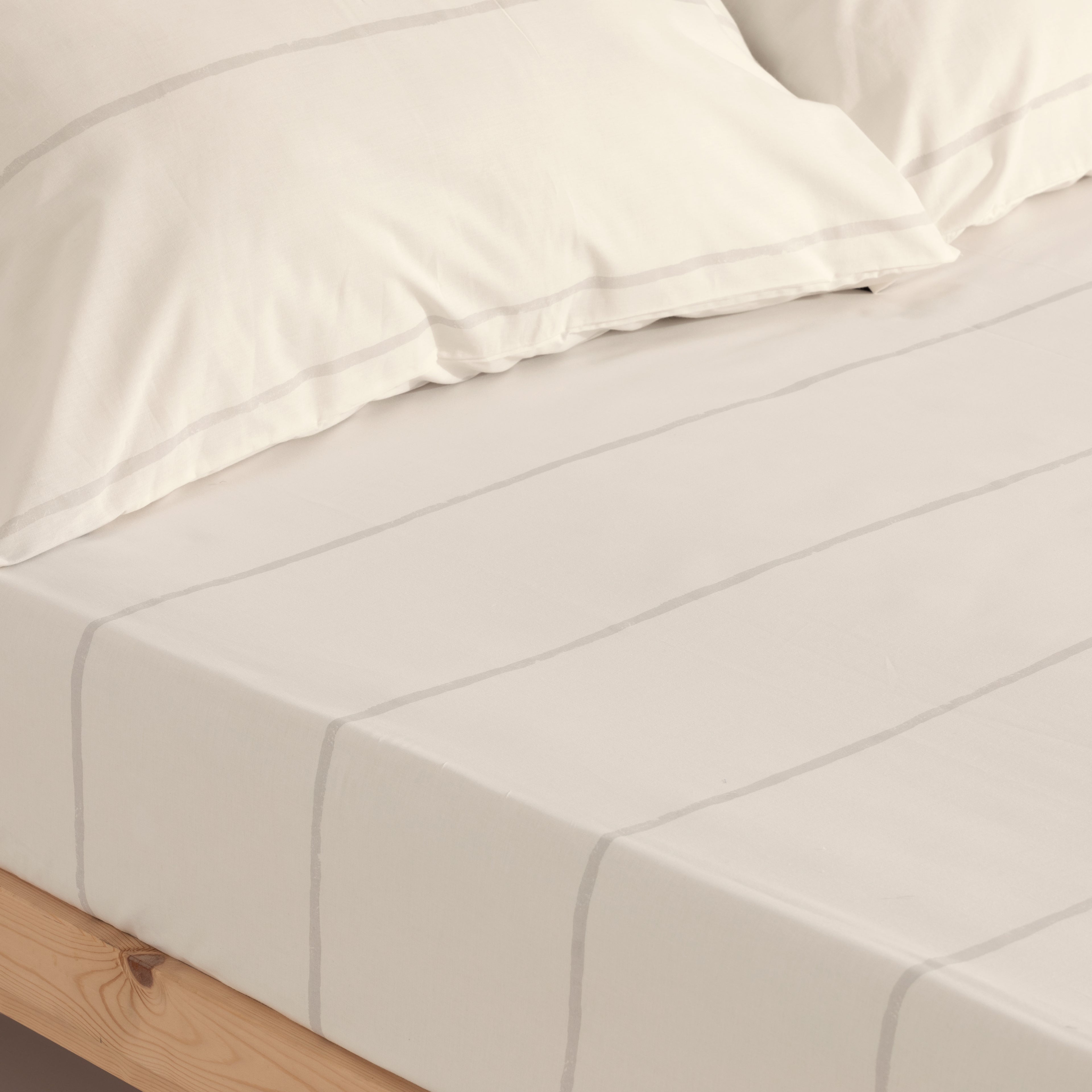 Bajera Ibiza Beige percal 200 hilos