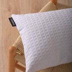 Funda de cojín Waffle Blanco 50x50 cm