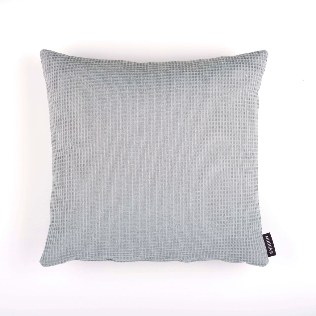 Funda de cojín Waffle Ultimate Grey 50x50 cm