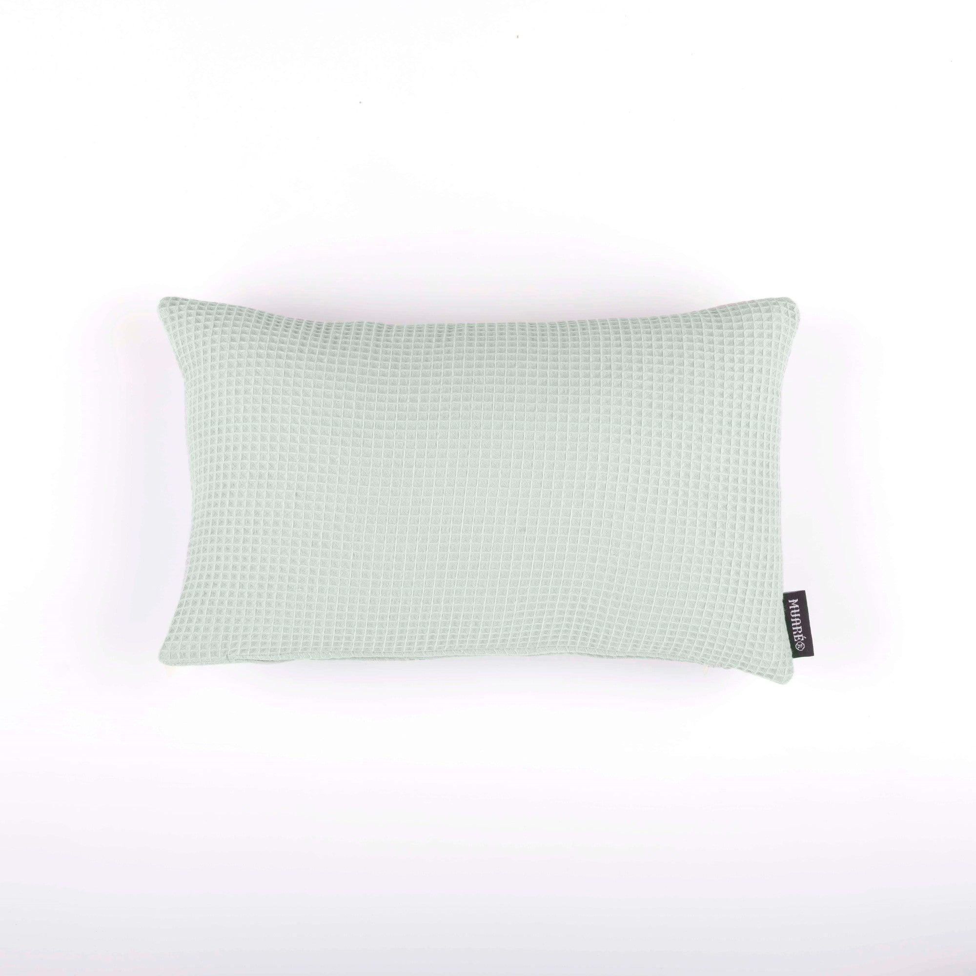 Funda de cojín Waffle Mint 30x50 cm