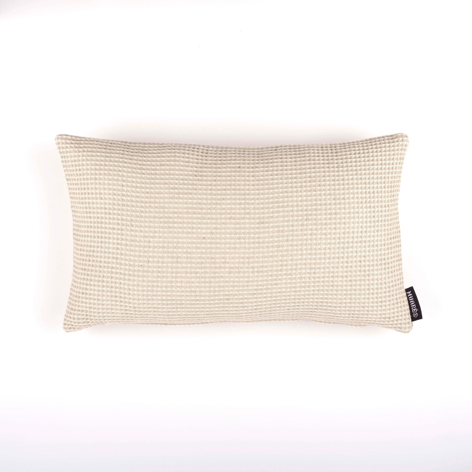 Funda de cojín Waffle Lino 30x50 cm