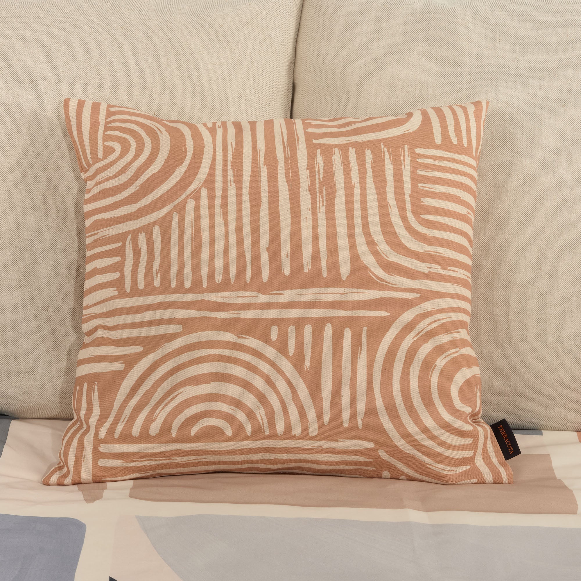 Funda de cojín 100% algodón 50x50 cm Peñíscola A