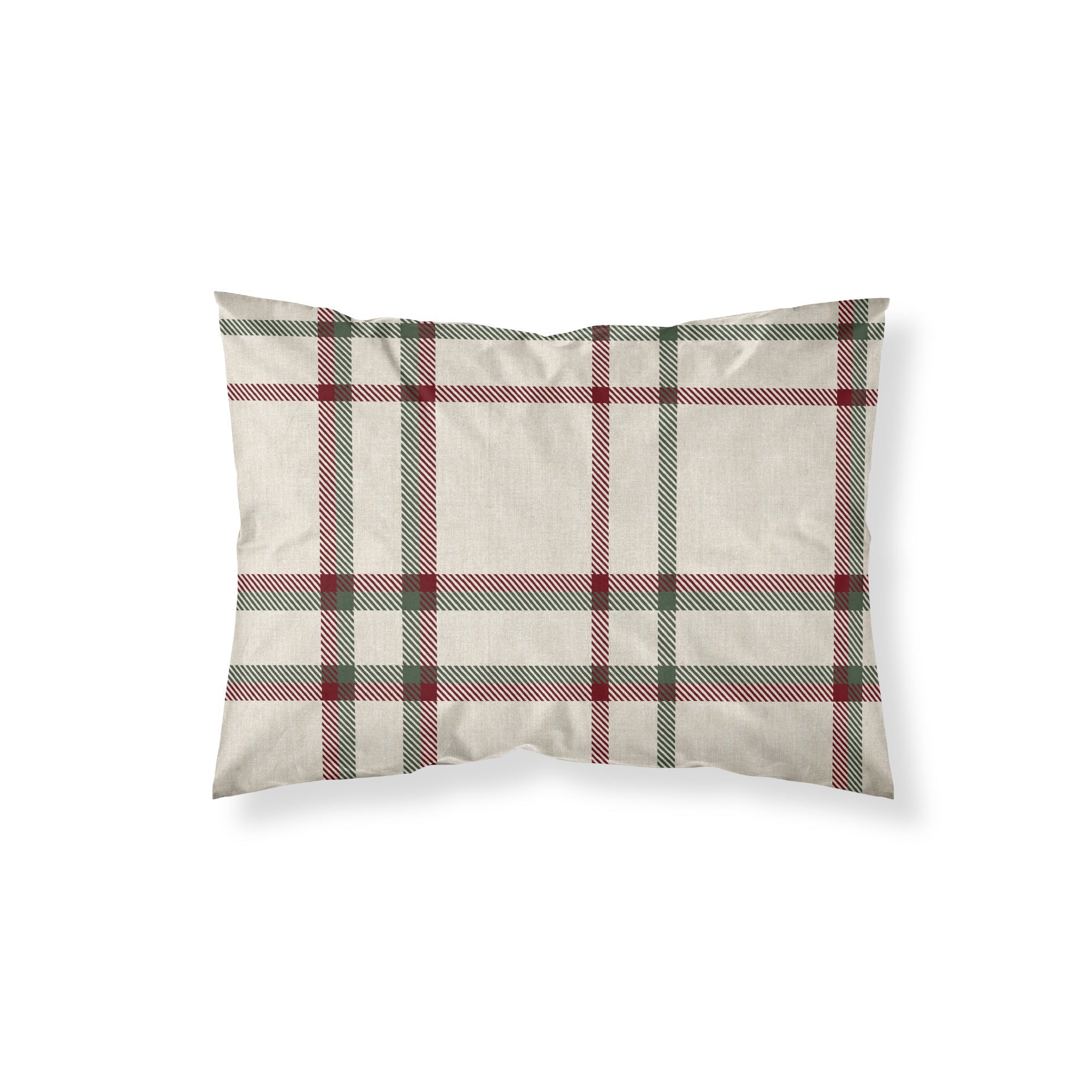 Christmas Plaid Pillowcase