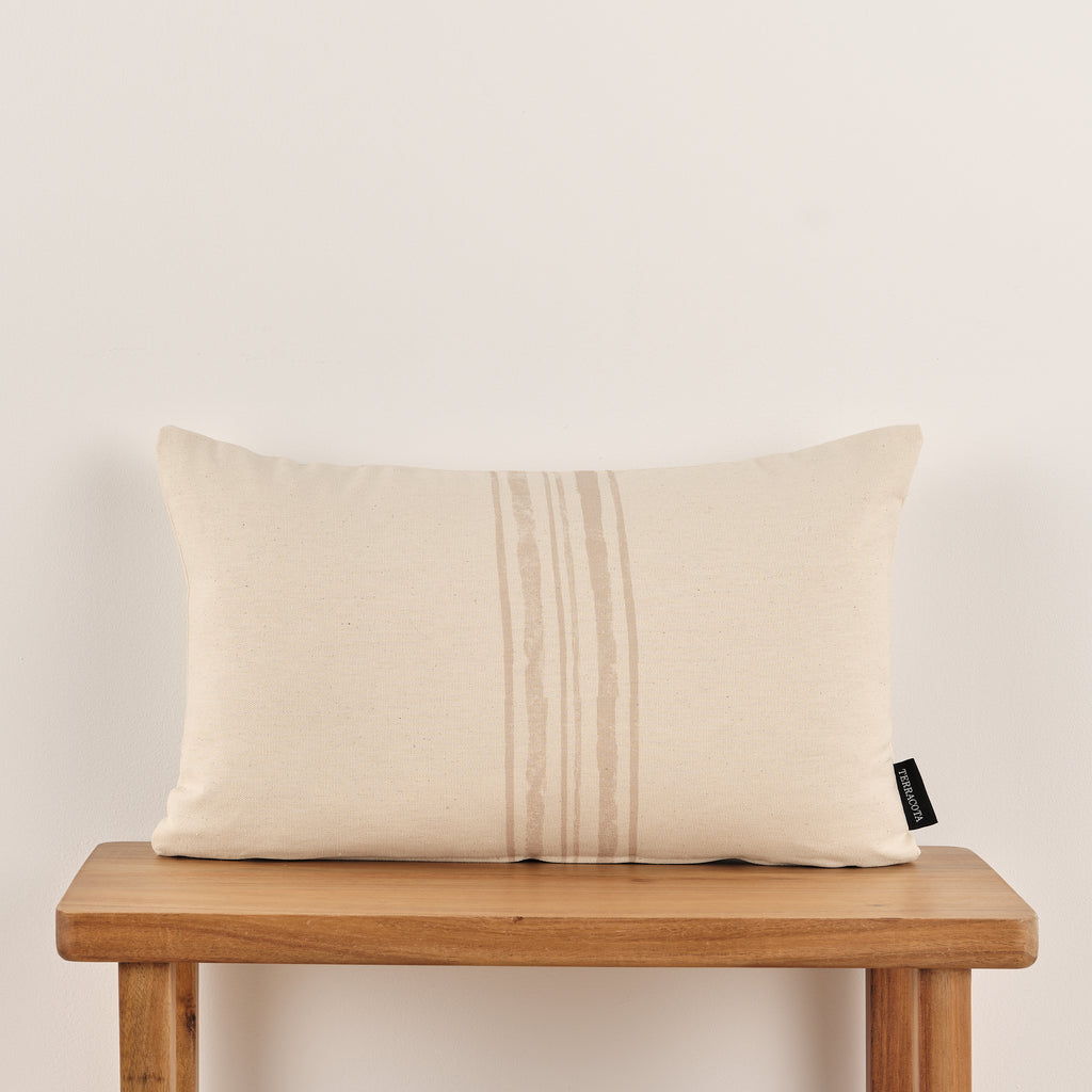 Funda de cojín 100% algodón 30x50 cm Elda C