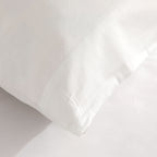 Poplin pillowcase 200 thread count Chemical White
