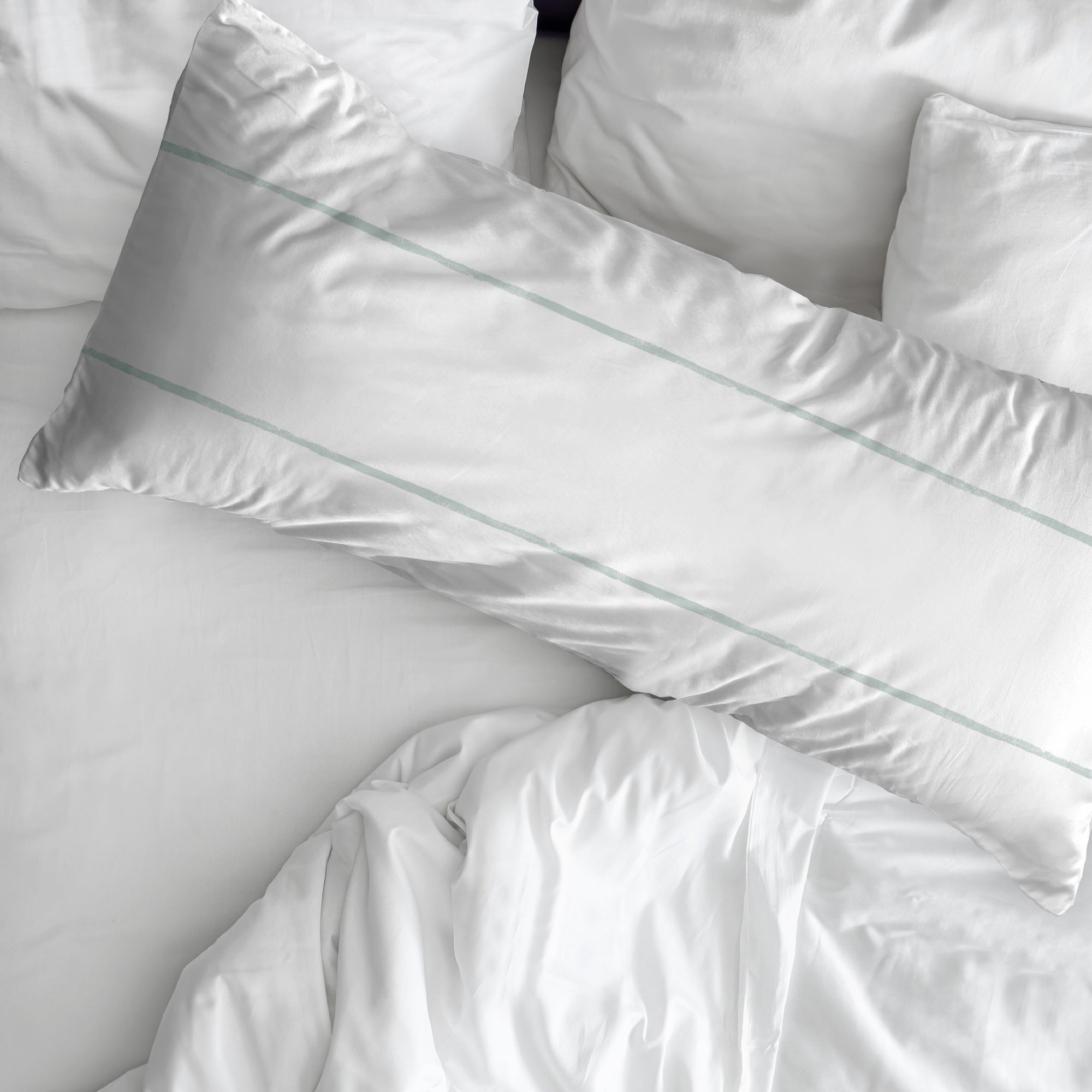 Funda de almohada popelín 200 hilos Ibiza Mint