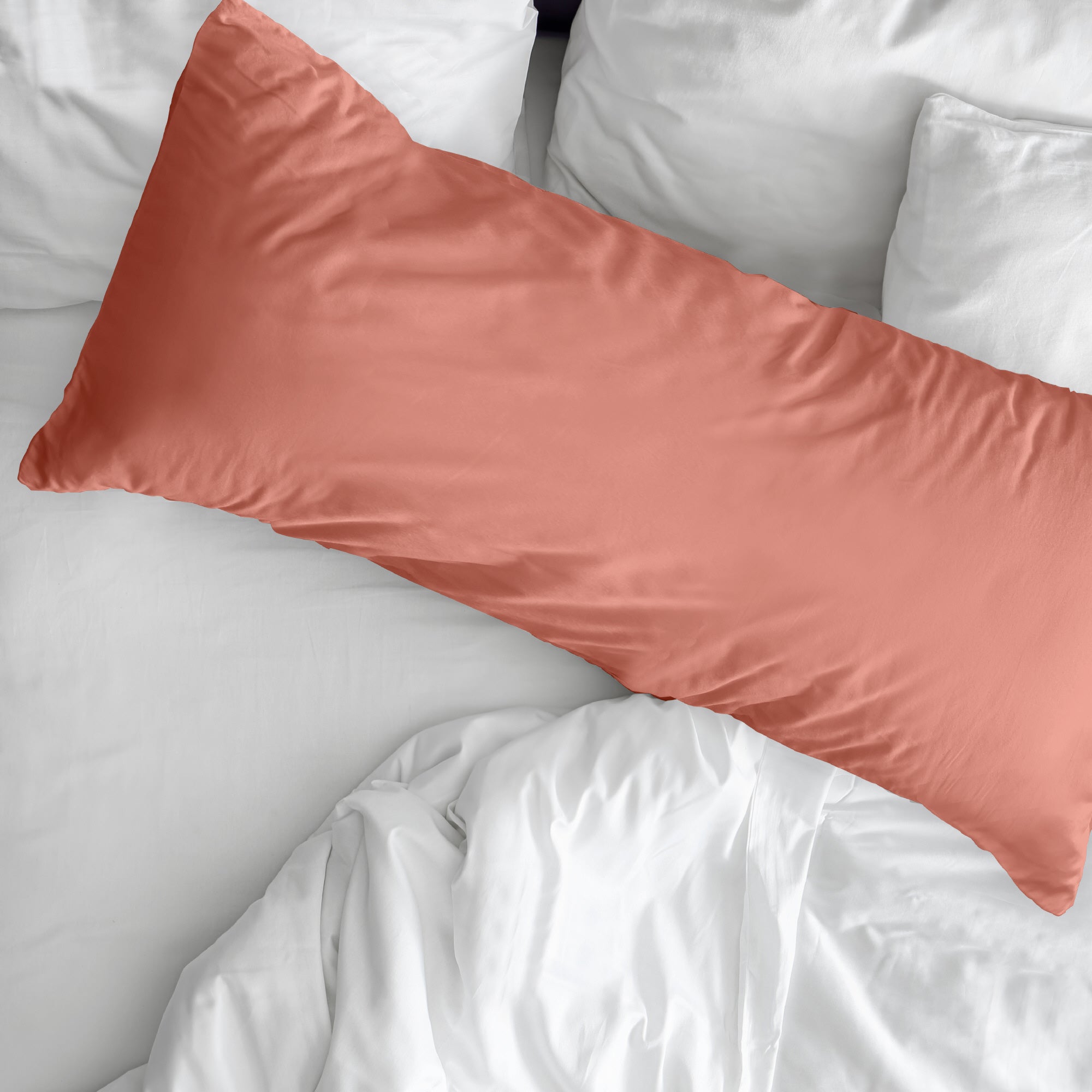 Funda de almohada popelín 200 hilos Coral