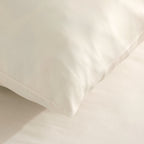 Taie d'oreiller en popeline 300 fils Naturel