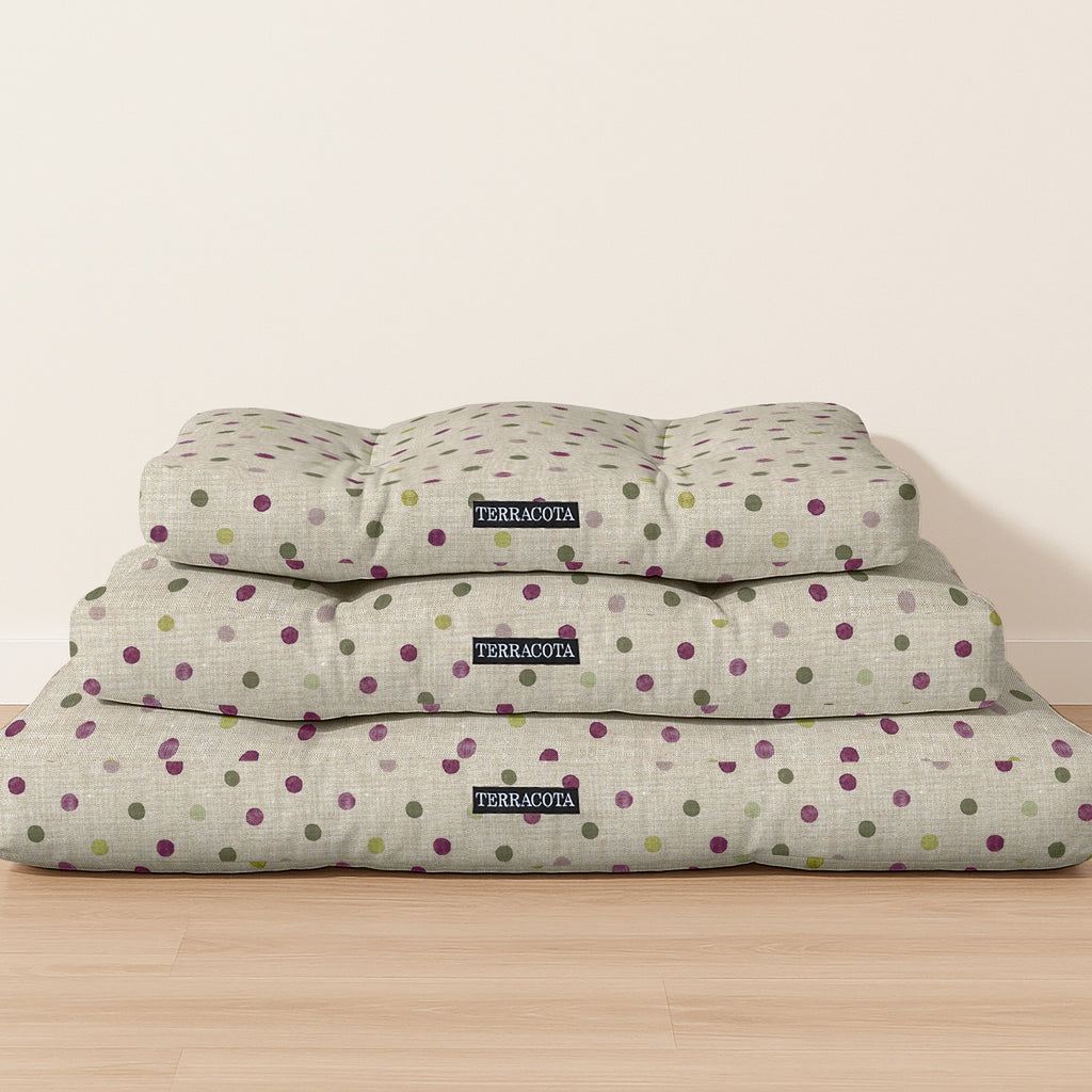 Cama para perros y gatos gruesa y acolchada 100% algodón antimanchas para mascotas 0119-19