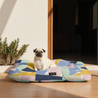 Cama para perros y gatos gruesa y acolchada 100% algodón antimanchas para mascotas 0120-141