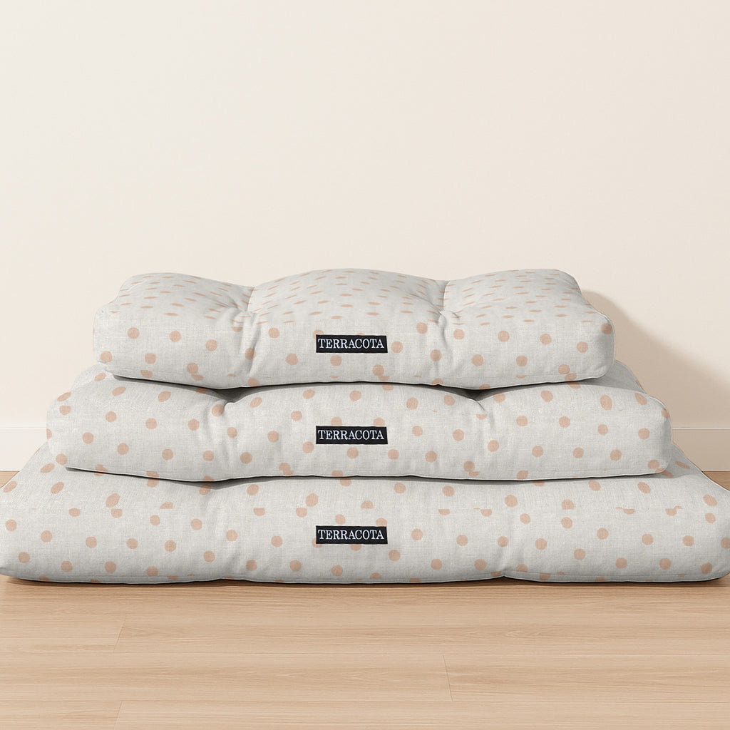 Cama para perros y gatos gruesa y acolchada 100% algodón antimanchas para mascotas 0120-178