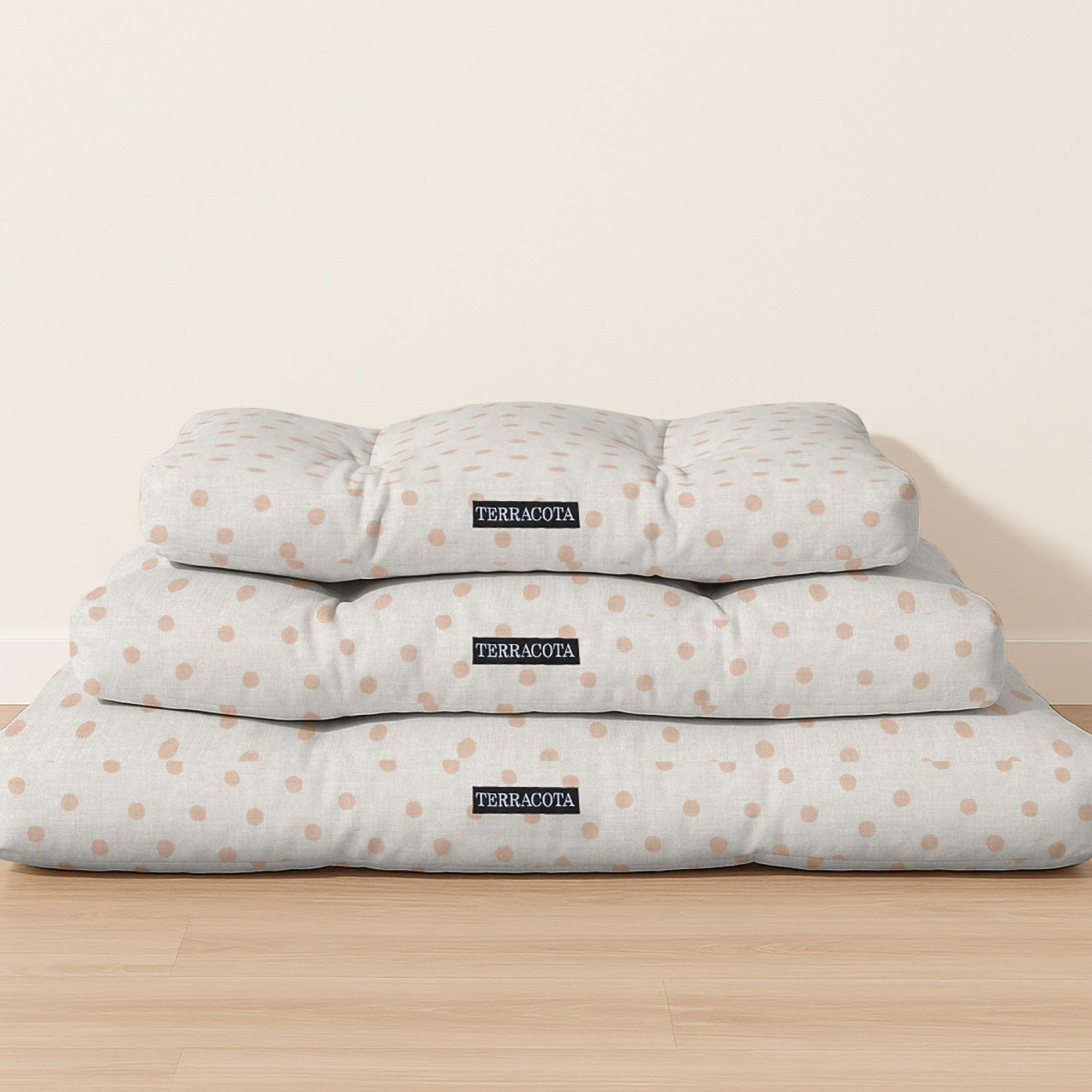 Cama para perros y gatos gruesa y acolchada 100% algodón antimanchas para mascotas 0120-178